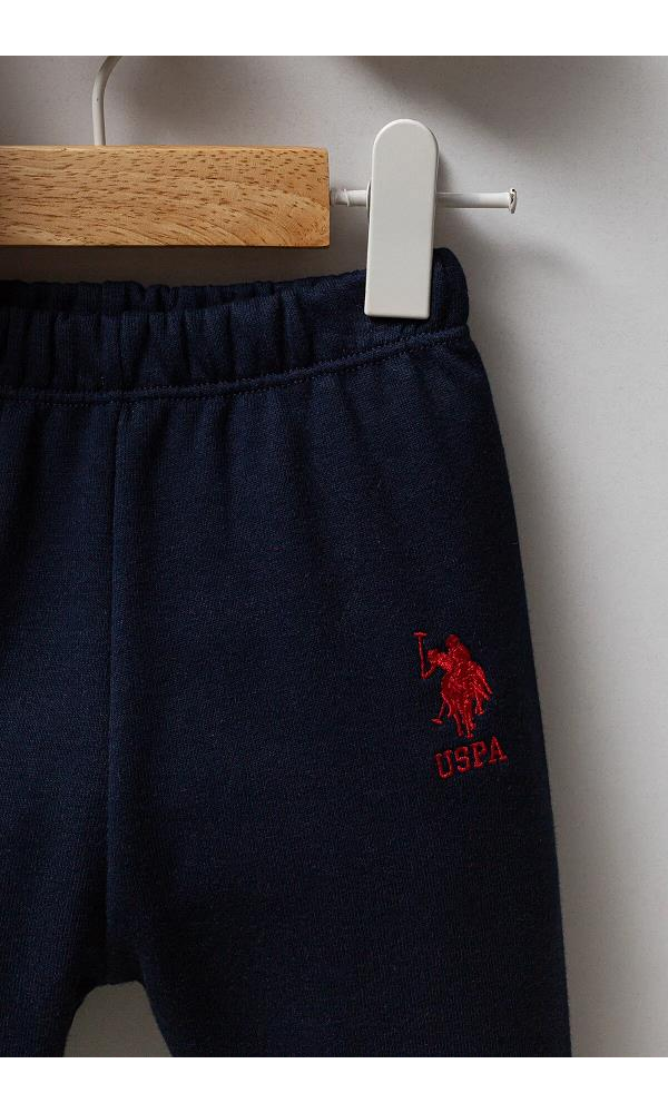 U.S Polo Assn USB2569 Erkek Bebek 2li takım BEYAZ