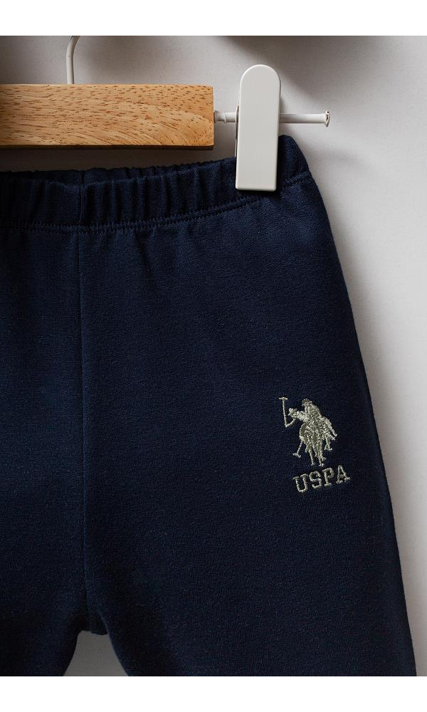 U.S. Polo Assn  USB2570 Erkek Bebek 2Li Takım LACİVERT