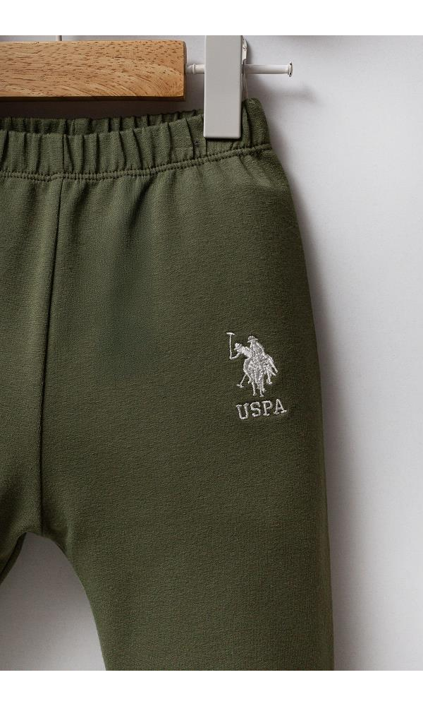 U.S Polo Assn USB2571 Erkek Bebek 2li Takım HARDAL