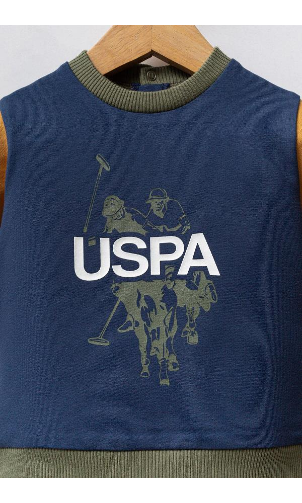 U.S. Polo Assn USB2572 Erkek Bebek 2Li Takım YEŞİL