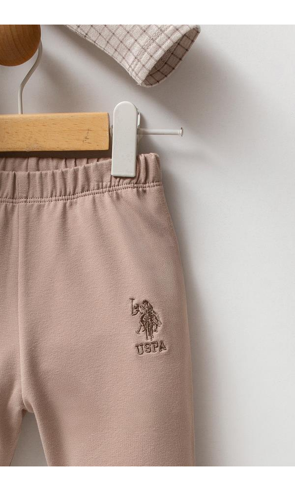 U.S. Polo Assn USB2576  Erkek Bebek 2Li Takım KIRMIZI