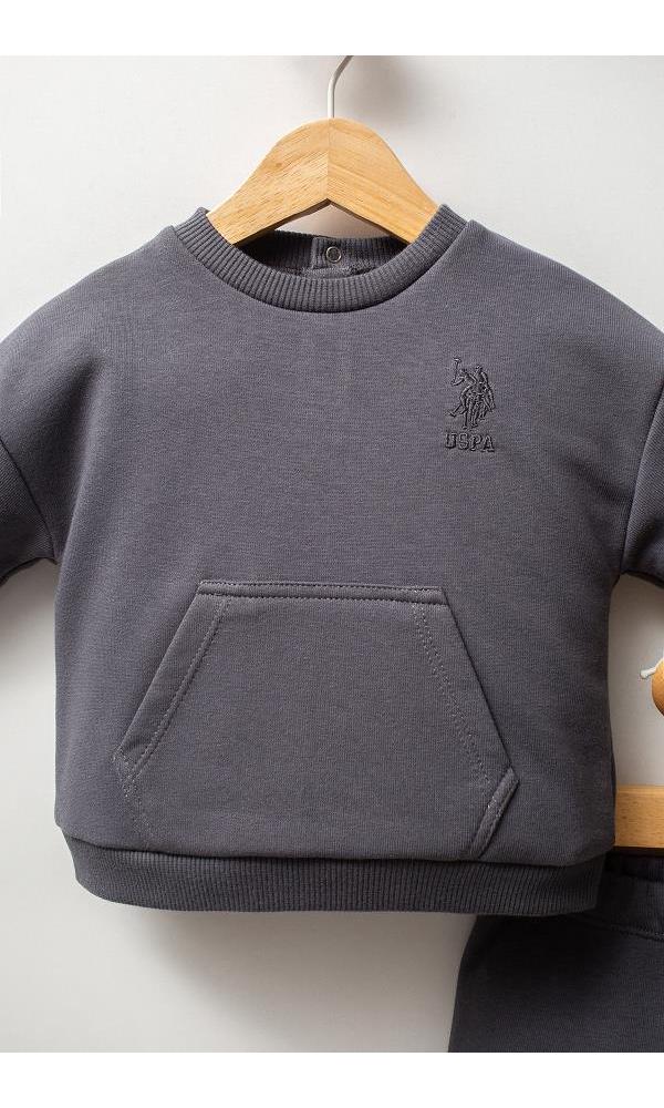 U.S Polo Assn USB2585  Erkek Bebek 2Li Takım LACİVERT
