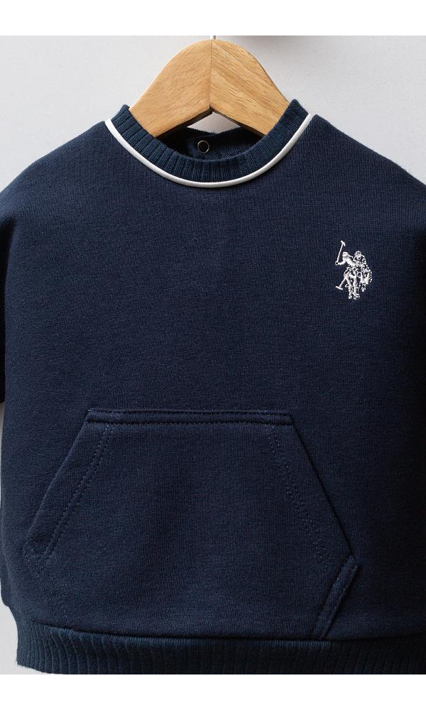 U.S. Polo Assn USB2596  Erkek Bebek 2Li Takım Soft Yeşil