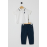 U.S Polo Assn USB2625  Erkek Bebek 2Li Pike T-Shırt Takım bej
