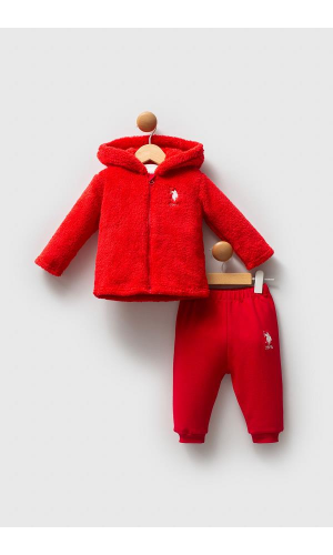 U.S. Polo Assn USB2732  Kız Bebek 3Lü Takım Soft Yeşil