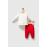 U.S. Polo Assn USB2736  Kız Bebek 2Li Takım KIRMIZI