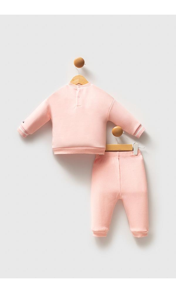 U.S. Polo Assn USB2738 Kız Bebek 2Li Takım PEMBE