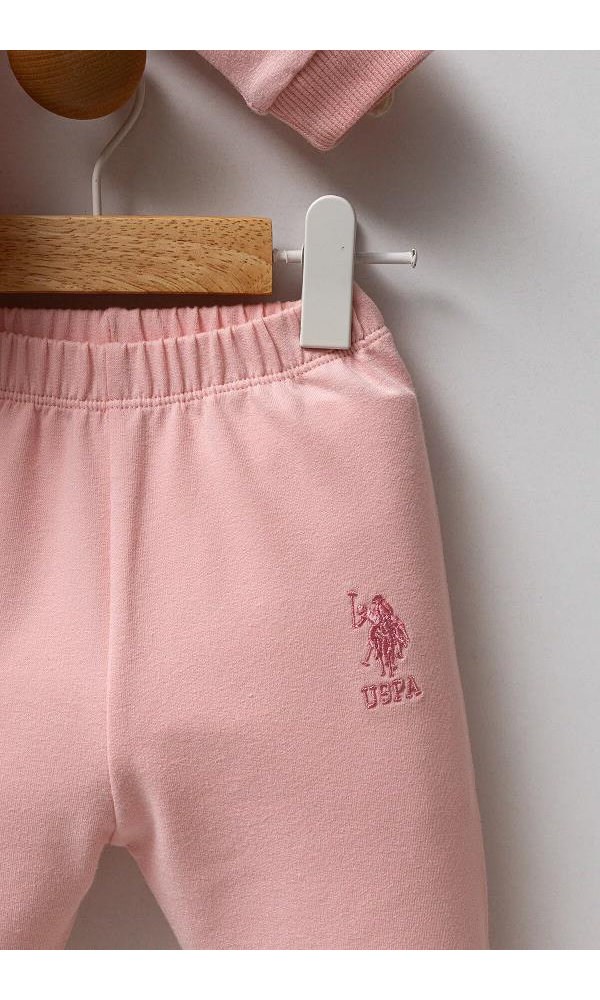 U.S. Polo Assn USB2755  Kız Bebek 2Li Takım PEMBE