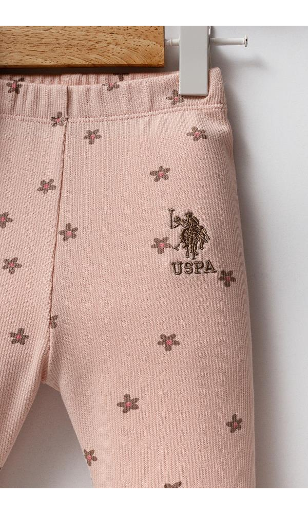 U.S. Polo Assn USB2760  Kız Bebek 2Li Takım beyaz-kırmızı