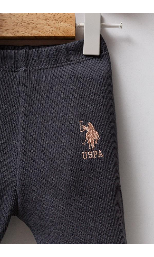 U.S Polo Assn USB2762 Kız Bebek 2li Takım BEYAZ