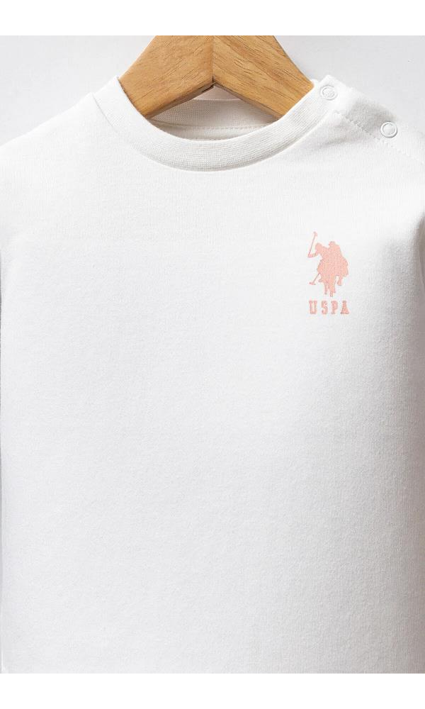 U.S Polo Assn USB2766 Kız Bebek 3lü Takım LACİVERT