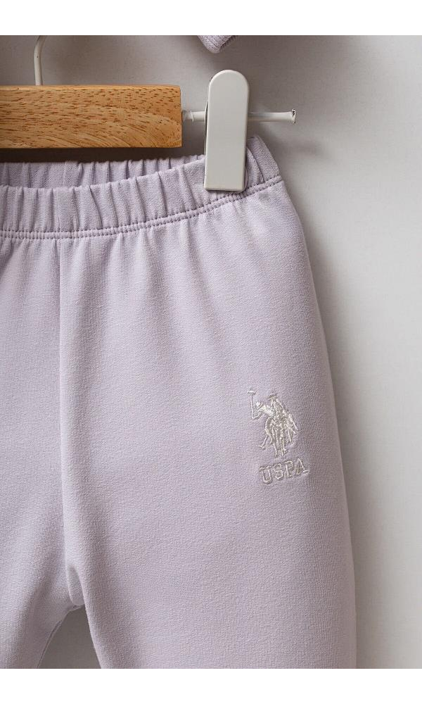 U.S Polo Assn USB2771 Kız Bebek 3lü Takım PUDRA