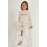 U.S POLO US1639-G KIZ PİJAMA TAKIMI KREM