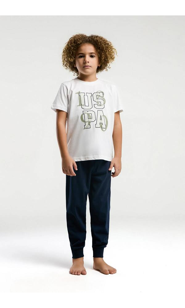 U.S. POLO US2029-4 ERKEK PİJAMA TAKIM SİYAH