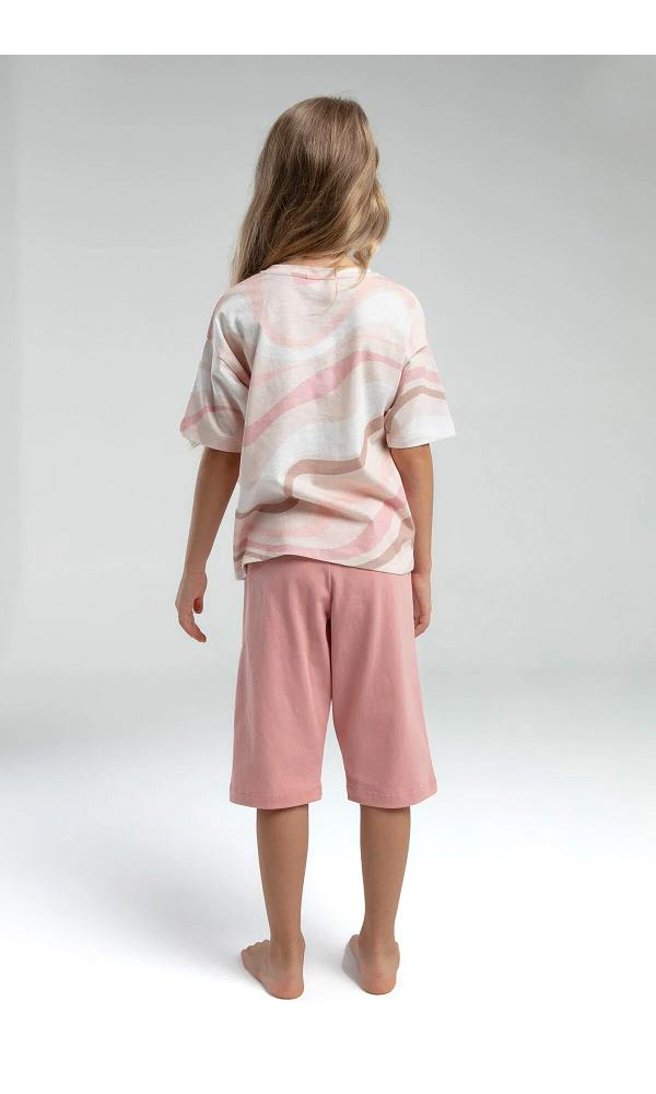 U.S POLO US2062-4 KIZ KAPRİ TAKIM Toz Pembe