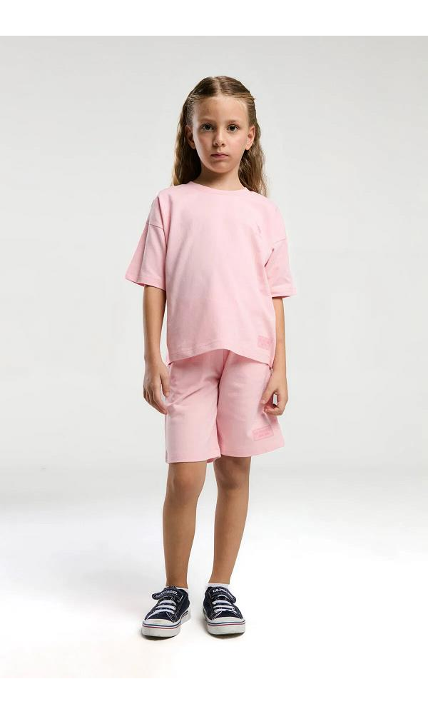 U.S POLO US2090-G KIZ BERMUDA TAKIM Soft Pembe