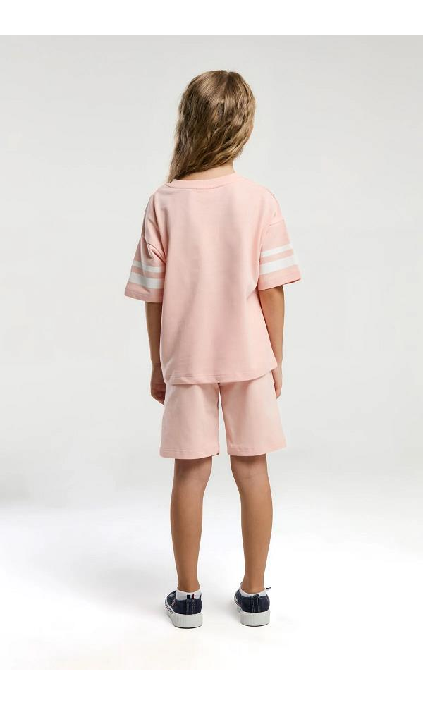 U.S POLO US2091-G KIZ BERMUDA TAKIM Neon Pembe
