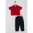 U.S Polo USB 2624 Assn Erkek Bebek 2Li Takım KIRMIZI