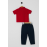 U.S Polo USB 2624 Assn Erkek Bebek 2Li Takım KIRMIZI