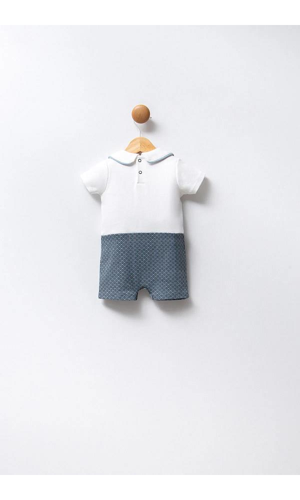 U.S Polo USB2256 Assn Erkek Bebek Tulum BEYAZ