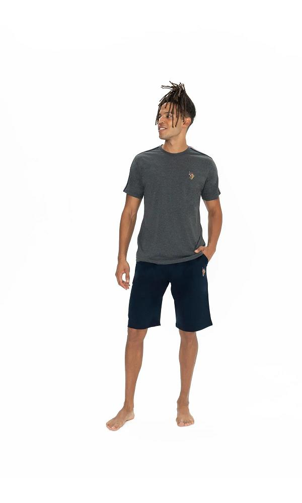 US POLO 18868  ERKEK ŞORTLU TAKIM ANTRASİT