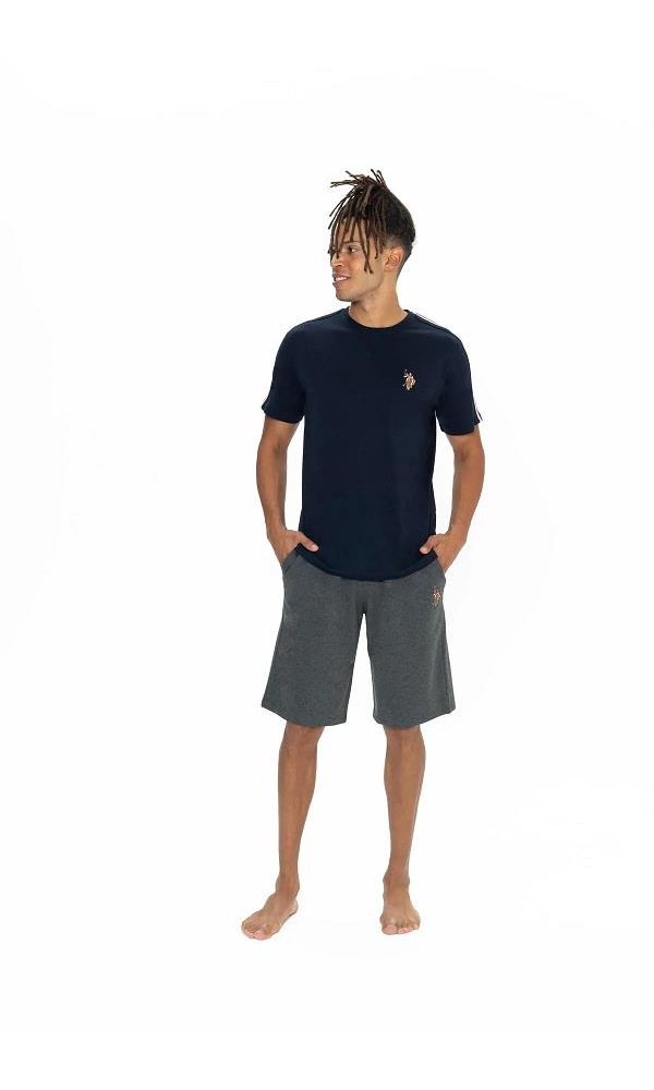 US POLO 18868  ERKEK ŞORTLU TAKIM ANTRASİT