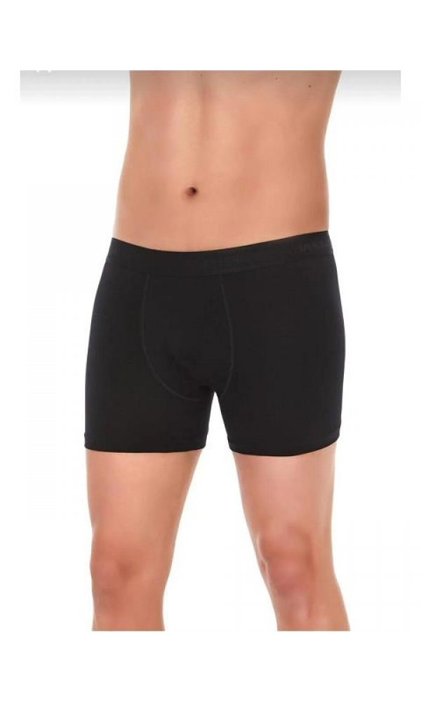 YILDIZ 366-67-68  ERKEK LİKRALI BOXER SİYAH