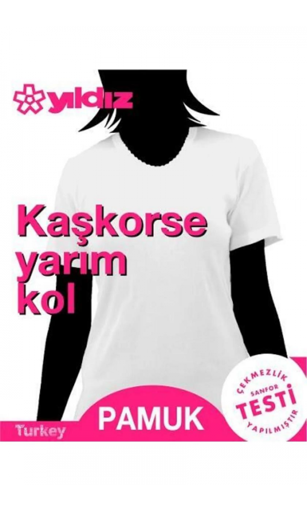 YILDIZ KAŞKORSE Y.KOLLU BAYAN FANİLA 3017 std