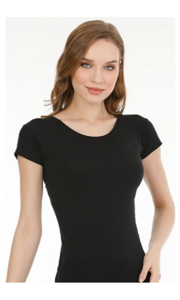 YILDIZ YARIM KOLLU T-Shirt 2140 2141 BEYAZ